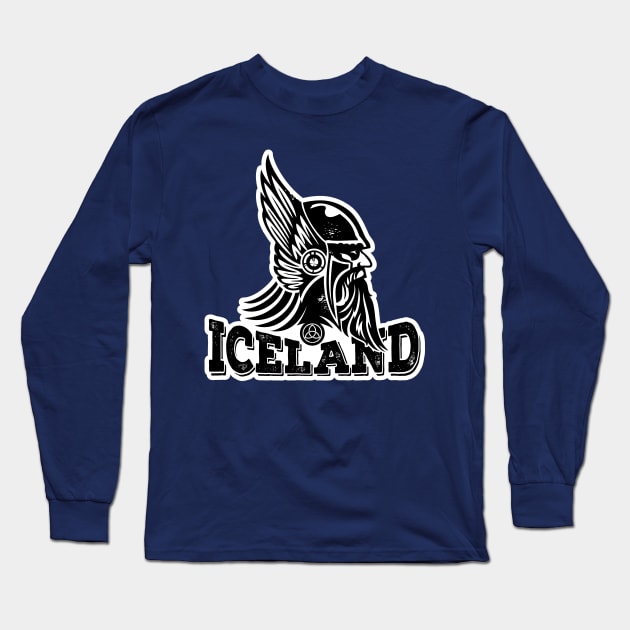 Iceland - Viking Long Sleeve T-Shirt by marieltoigo
